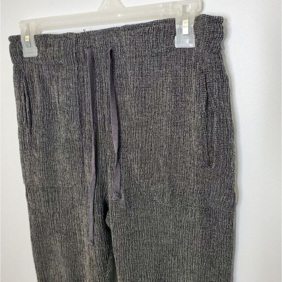 ZARA pants gray drawstring crinkle jogger with pockets S‎ - Picture 7 of 9